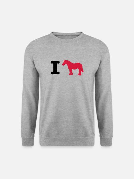 J'aime rouler de sang-froid - Sweat-shirt Unisexe - gris chiné