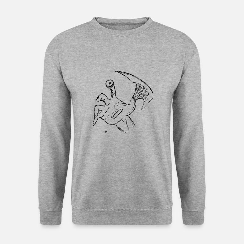 Migi Parasyte - Unisex Pullover - Weißgrau meliert