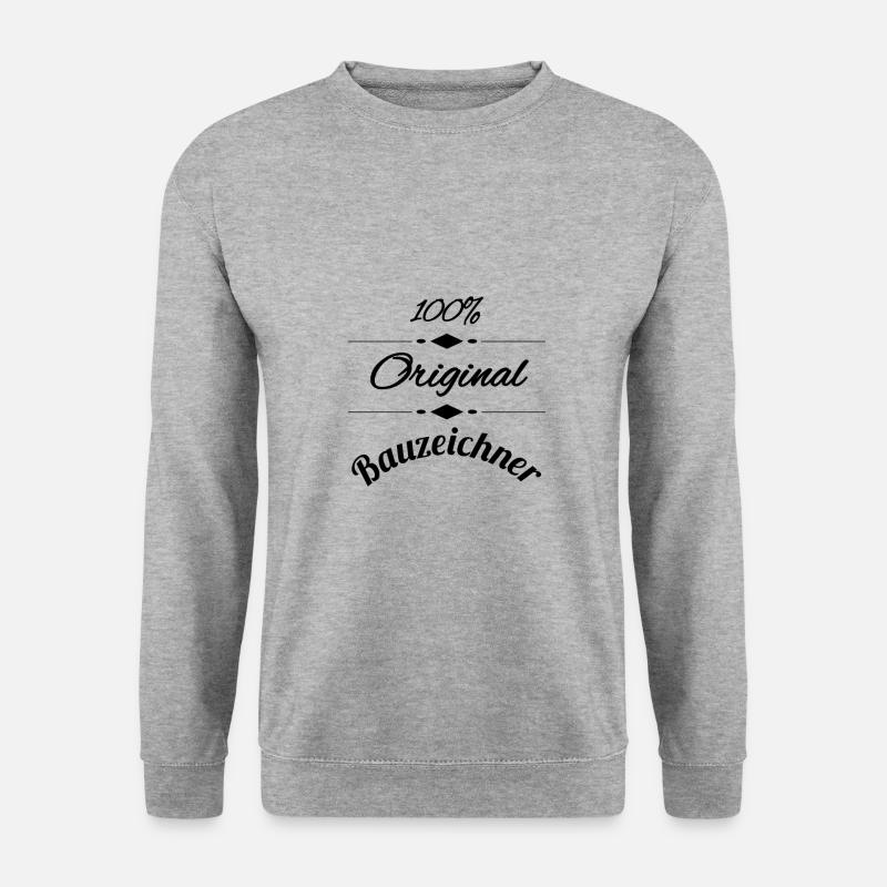 Architectural draftsman - Unisex Sweatshirt - salt & pepper