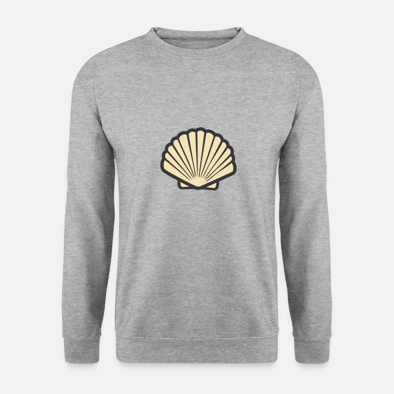 shell - Unisex Sweatshirt - salt & pepper