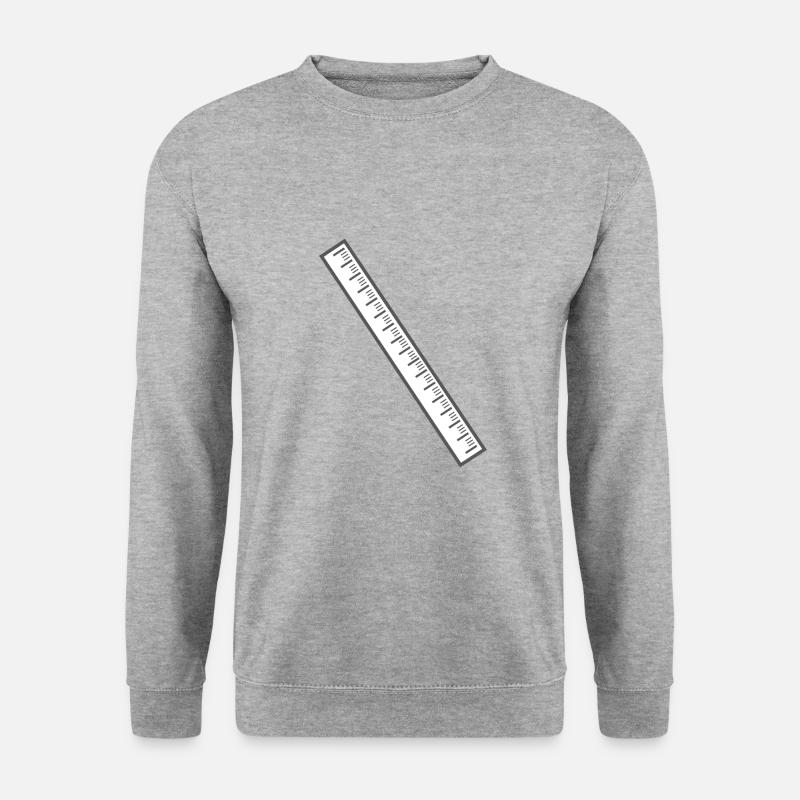 ruler - Unisex Sweatshirt - salt & pepper