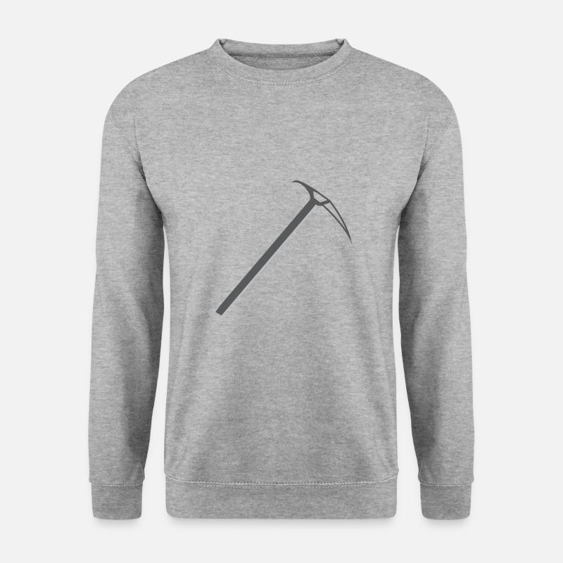 ice axe - Unisex Sweatshirt - salt & pepper