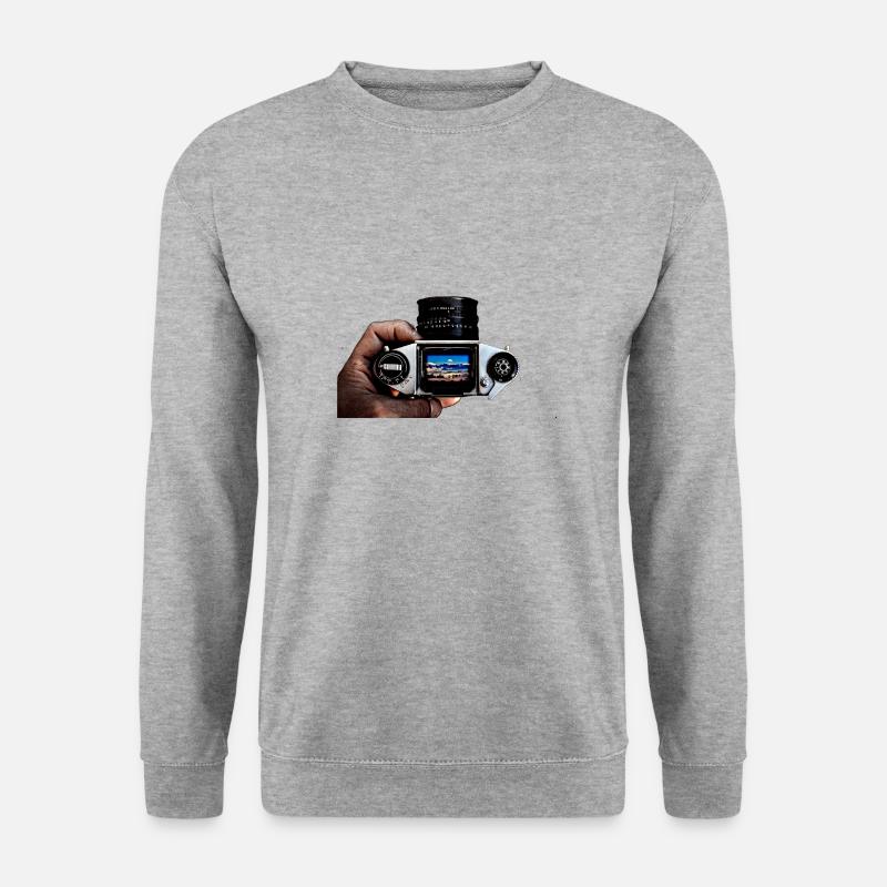 camera - Unisex Sweatshirt - salt & pepper