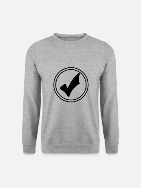 Hook Emoji Sketch Drawing Black - Unisex Sweatshirt - salt & pepper