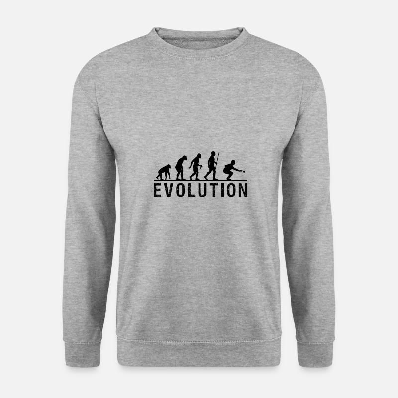 Chaîne d'évolution de la pétanque - Sweat-shirt Unisexe - gris chiné