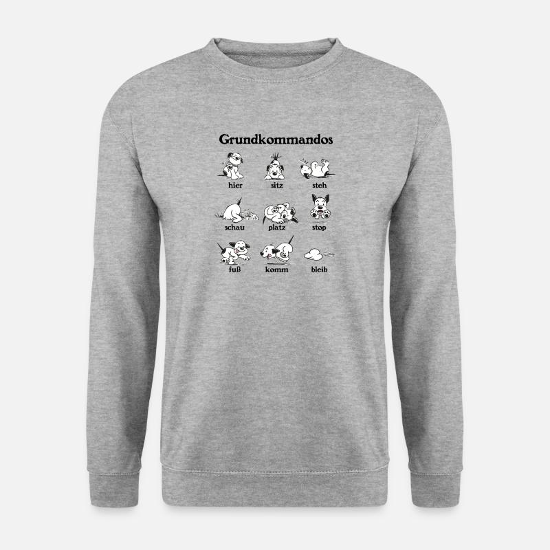Kommandos1 2 - Unisex Pullover - Weißgrau meliert