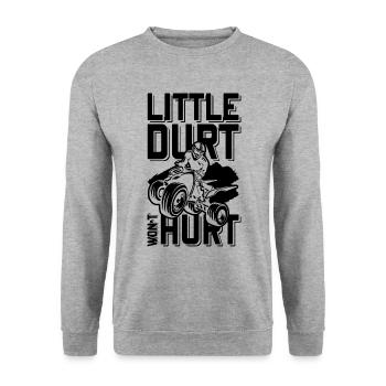 Quad Quote Racer Quad Driver - Unisex Sweatshirt - salt & pepper - Front - Alina (178cm) & Michal (187cm)