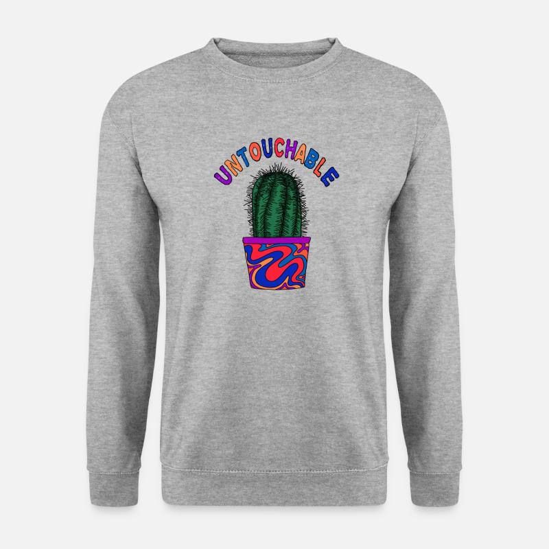 Untouchable Cactus - Unisex Sweatshirt - salt & pepper