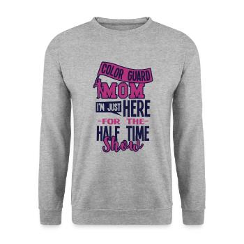 Marching Band Mom Half-Time Show - Unisex Sweatshirt - salt & pepper - Front - Alina (178cm) & Michal (187cm)