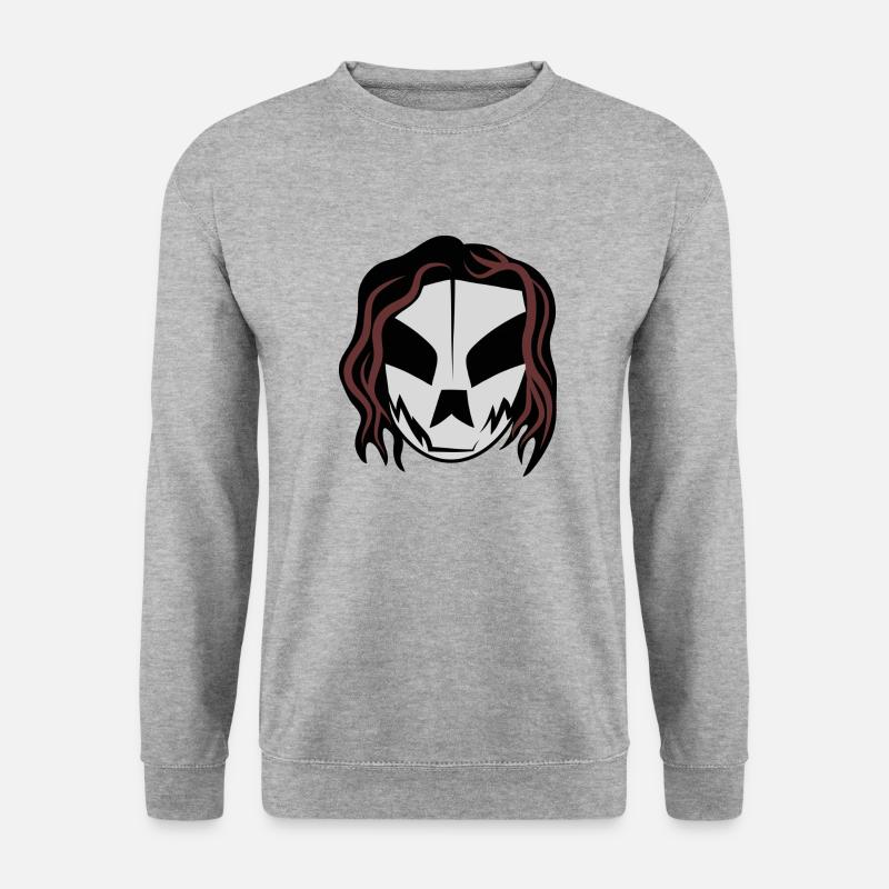 Crushy - Unisex Pullover - Weißgrau meliert