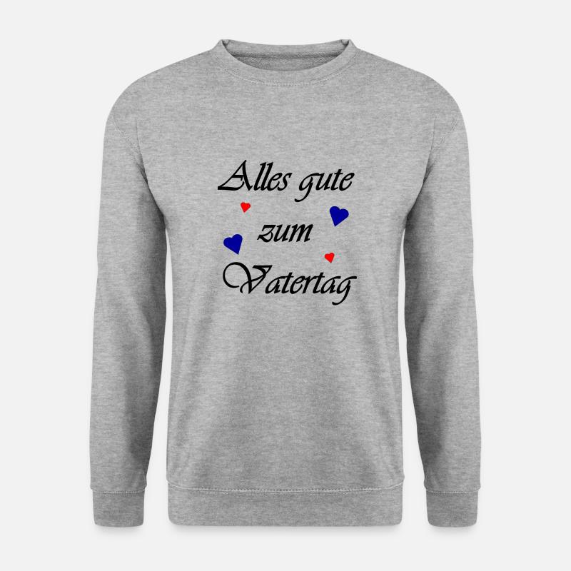 Vatertag - Unisex Pullover - Weißgrau meliert