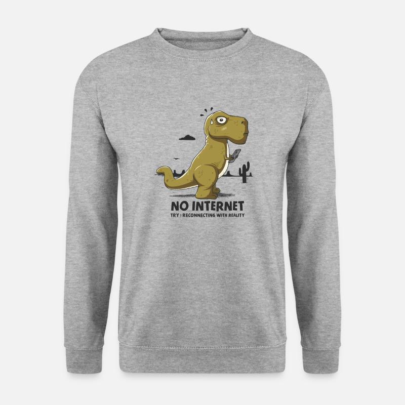 No internet - Unisex Sweatshirt - salt & pepper