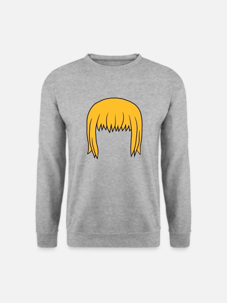 Anime Blonde Bob Hairstyle Bob - Unisex Sweatshirt - salt & pepper