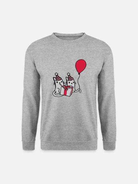 Birthday Cats 2 Friends - Unisex Sweatshirt - salt & pepper