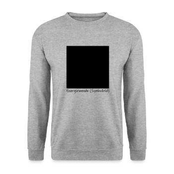 Energiewende Symbolbild - Unisex Pullover - Weißgrau meliert - Vorne - Alina (178cm) & Michal (187cm)