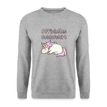 T-shirt de sommeil paresseux paresseux paresseux - Sweat-shirt Unisexe - gris chiné - Devant - Alina (178cm) & Michal (187cm)