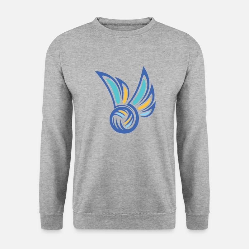 Ballsport - Unisex Pullover - Weißgrau meliert