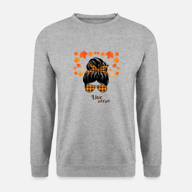 MomLife - Unisex Pullover - Weißgrau meliert