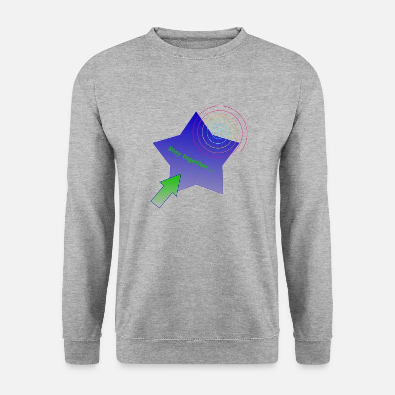 StayTogether - Unisex Pullover - Weißgrau meliert