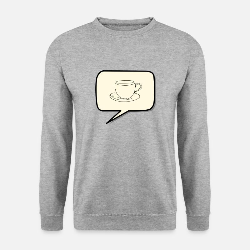 Coffee cup - Unisex Sweatshirt - salt & pepper