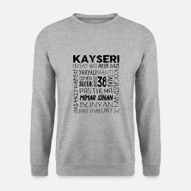 38 Kayseri Kayserili - Unisex Pullover - Weißgrau meliert