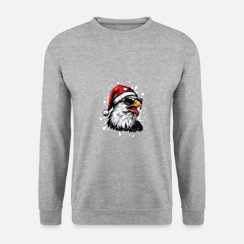Eagle Christmas Funny - Unisex Sweatshirt - salt & pepper