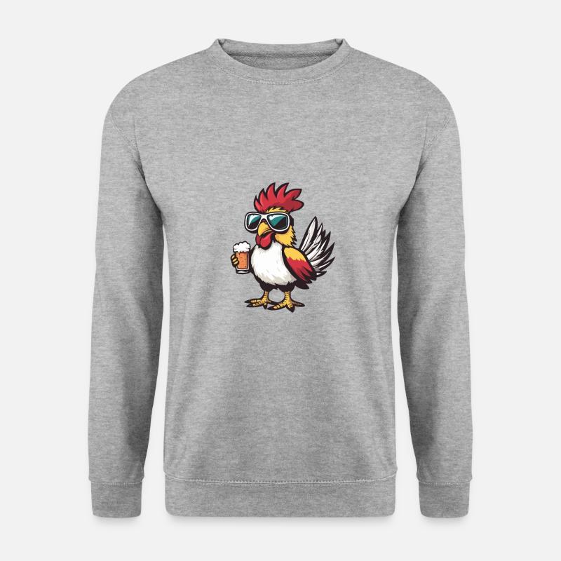 Hahn Après Ski Beer Comic - Unisex Sweatshirt - salt & pepper