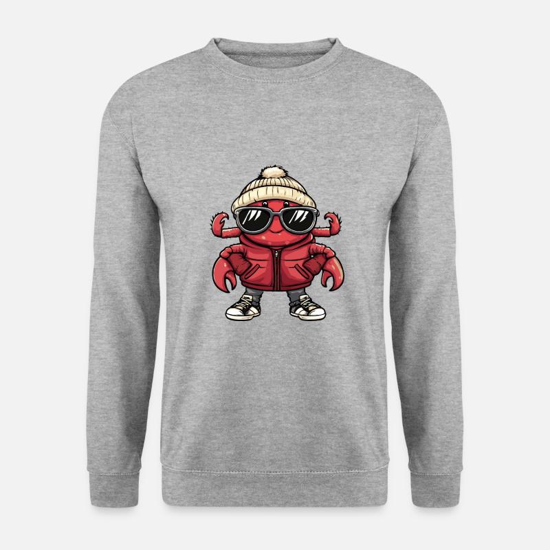 Crab Crab Cool Comic - Unisex Sweatshirt - salt & pepper