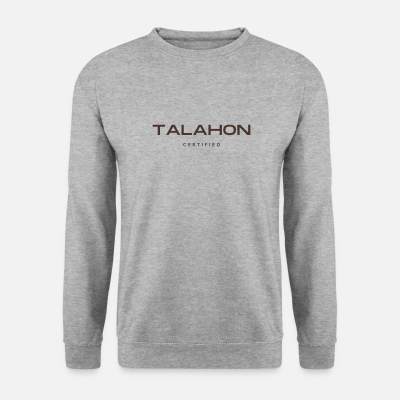 CERTIFIED TALAHON - Unisex Pullover - Weißgrau meliert