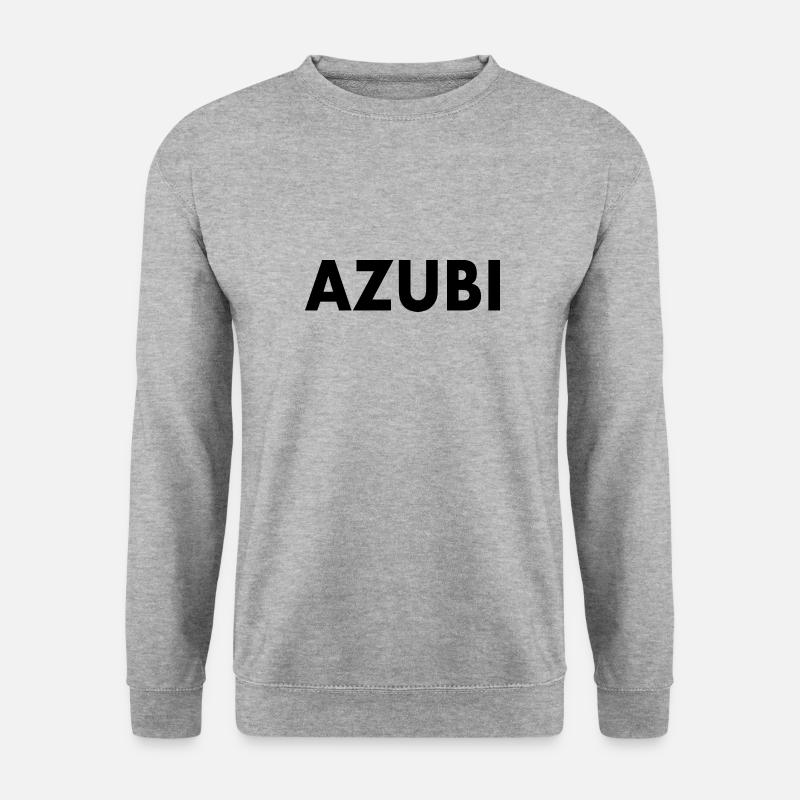 Azubi - Unisex Pullover - Weißgrau meliert