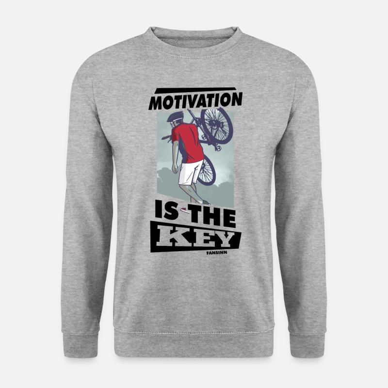 Motivation - Unisex Pullover - Weißgrau meliert