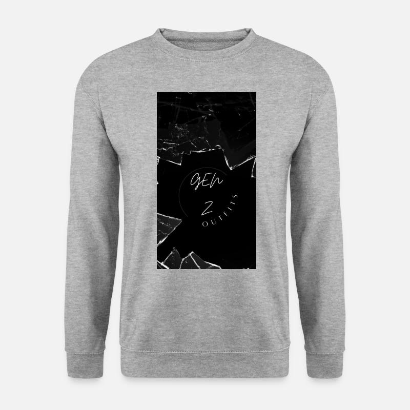 GEN Z - Unisex Pullover - Weißgrau meliert