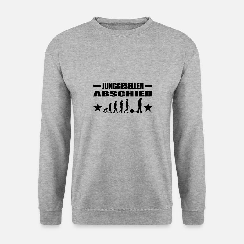 Junggesellenabschied - Unisex Pullover - Weißgrau meliert