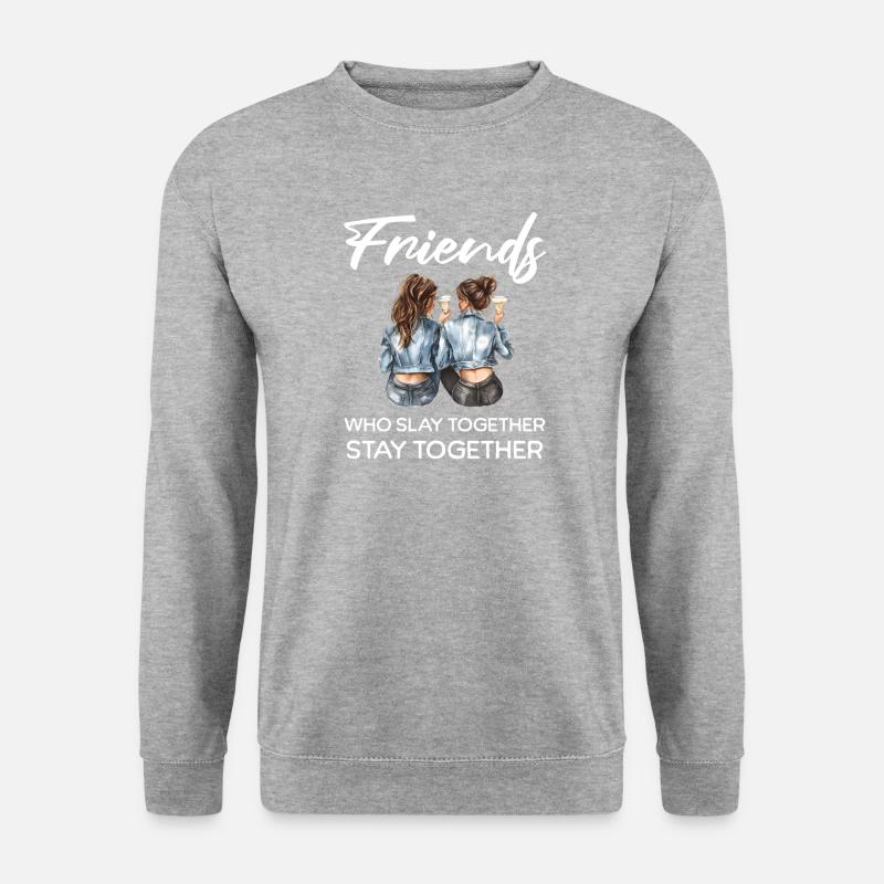 Les amis tuent ensemble - Sweat-shirt Unisexe - gris chiné