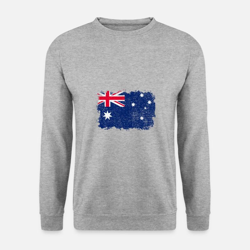 Australian Flag - Unisex Sweatshirt - salt & pepper