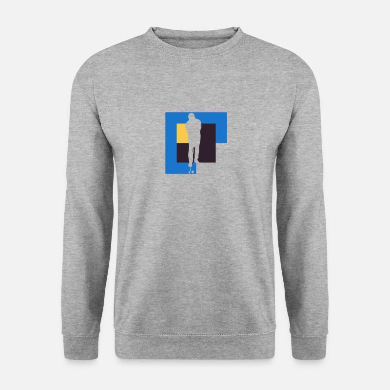 Golf Golf Ball Golfer Golf Ball - Unisex Sweatshirt - salt & pepper