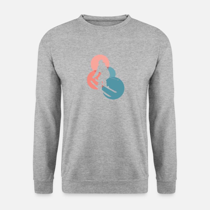 Ski Skiing Skiing - Unisex Sweatshirt - salt & pepper