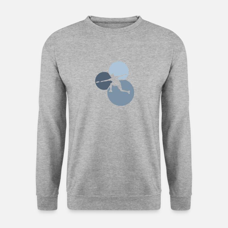 Clear Drop - Unisex Pullover - Weißgrau meliert