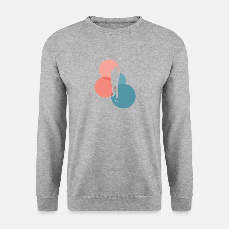 Golf Golfer Golfer - Unisex Pullover - Weißgrau meliert
