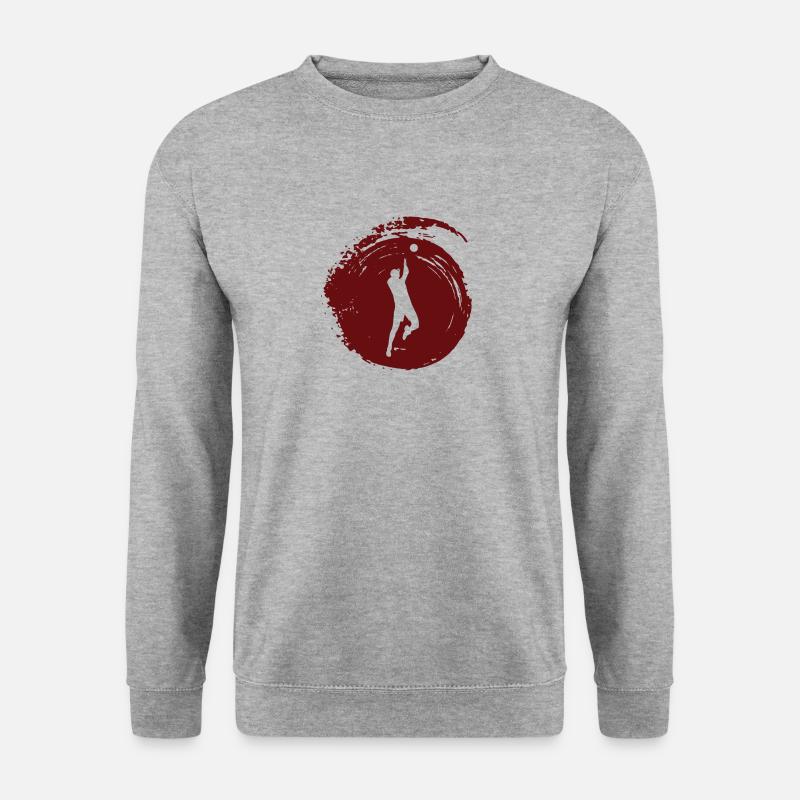 Volleyballer Volleyball - Unisex Pullover - Weißgrau meliert