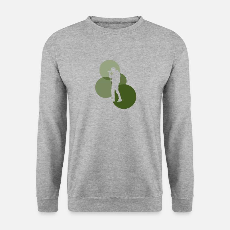 Beatboxer Beatboxer Djing - Unisex Pullover - Weißgrau meliert