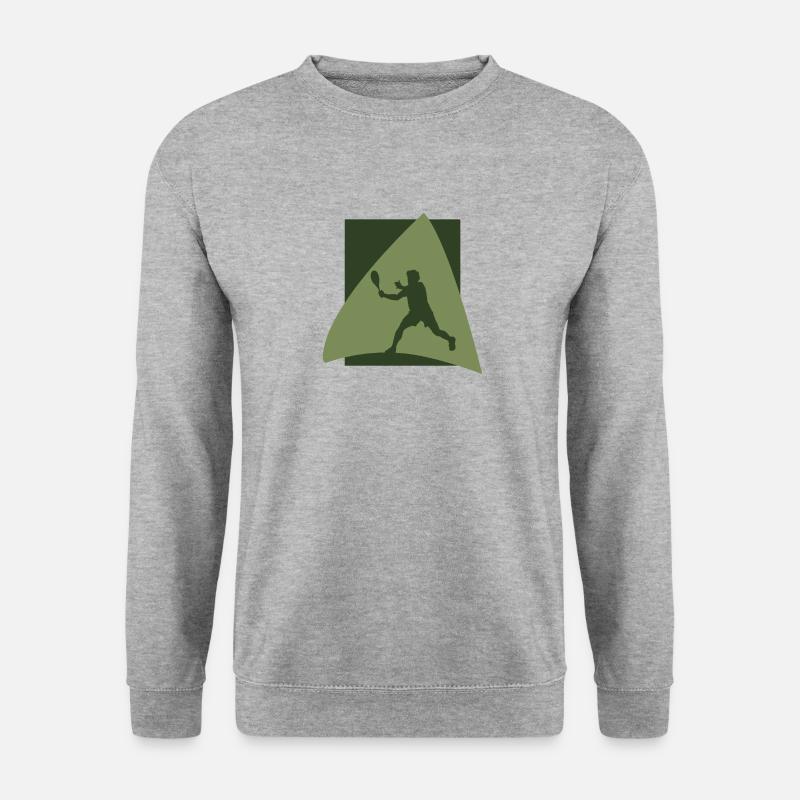 Schläger Squash Schläger Schläger - Unisex Pullover - Weißgrau meliert