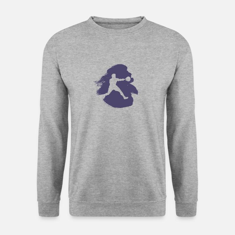 Squash Player Racket Squash Player - Unisex Sweatshirt - salt & pepper