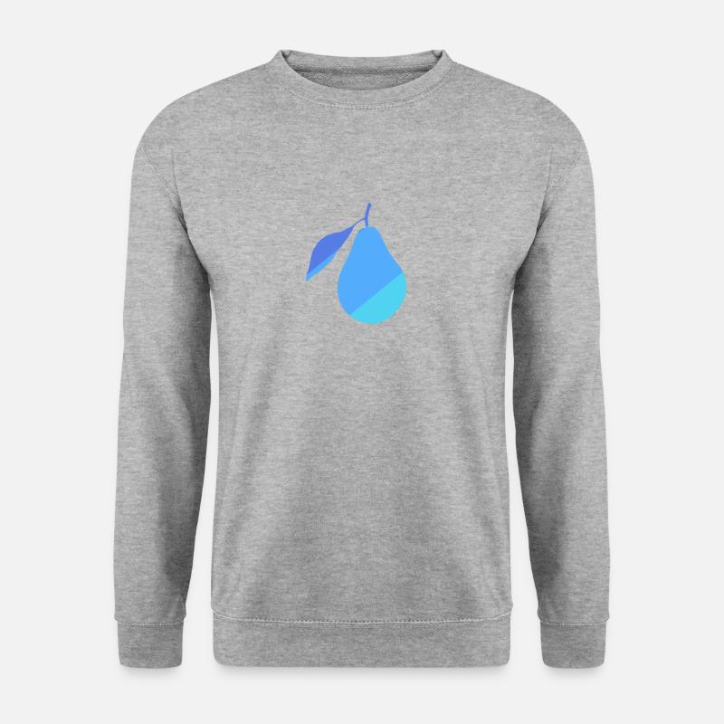 Vegan Toast Frühstück - Unisex Pullover - Weißgrau meliert
