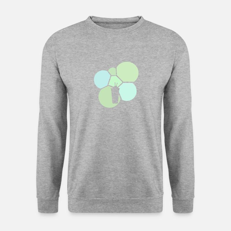 Tee Bubbletee Tee - Unisex Pullover - Weißgrau meliert