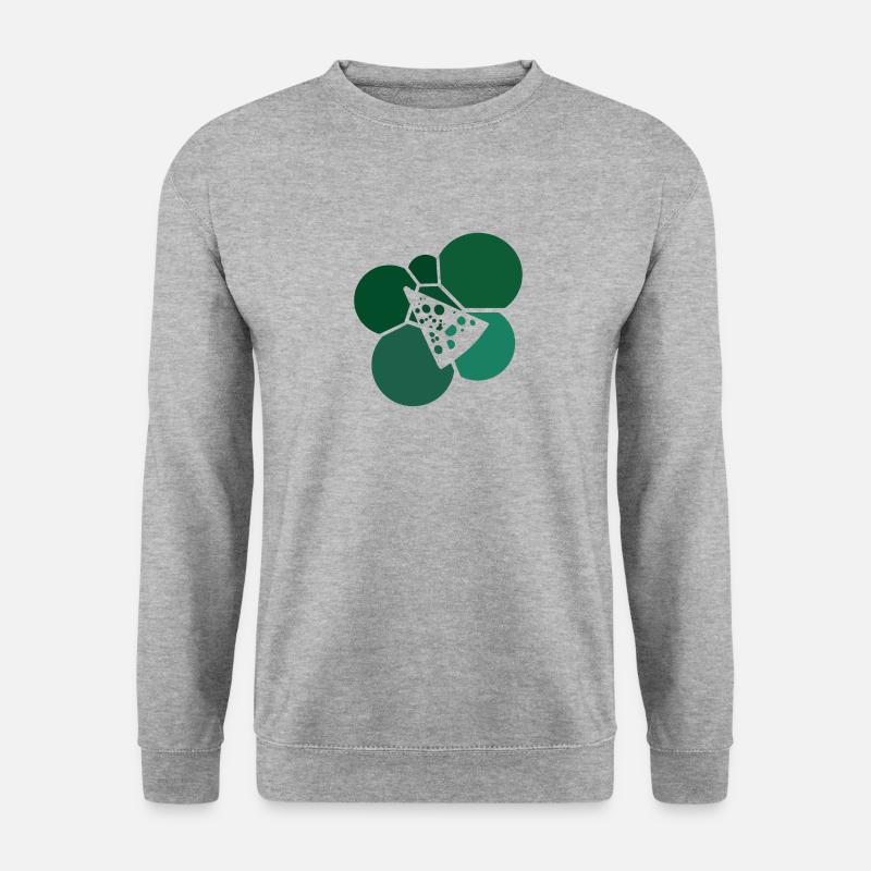 Käse Feinschmecker Milch - Unisex Pullover - Weißgrau meliert