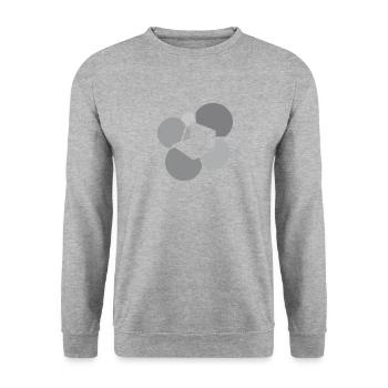 Blog writing homepage - Unisex Sweatshirt - salt & pepper - Front - Alina (178cm) & Michal (187cm)
