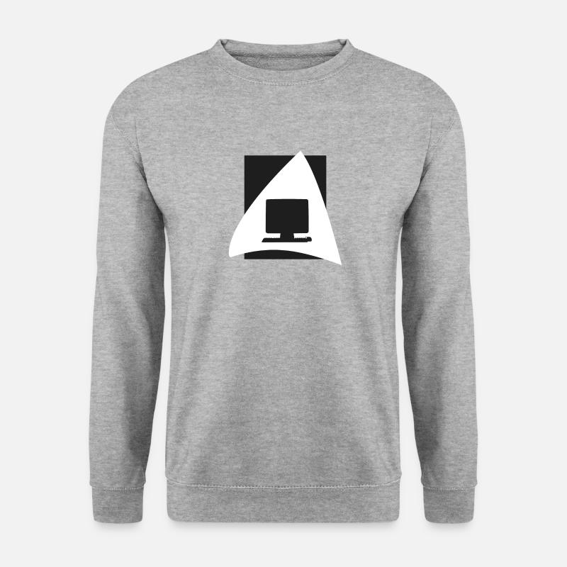 PC Tech Computer - Unisex Sweatshirt - salt & pepper