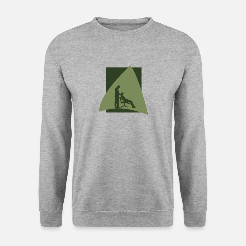Chiropractor Chiropractor Chiropraktik - Unisex Pullover - Weißgrau meliert
