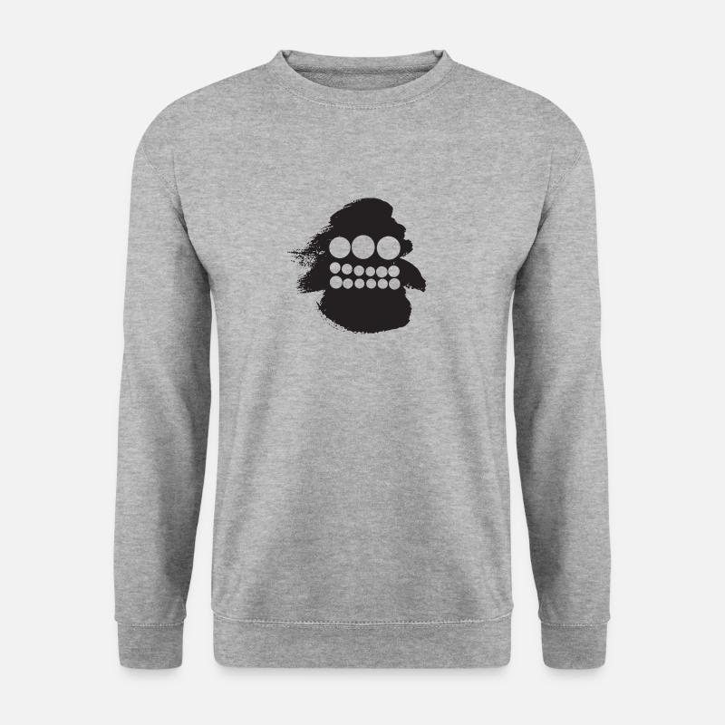 Münzen Numismatik Sammler - Unisex Pullover - Weißgrau meliert